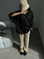 شومیز آستین 2 دکمه کد 220274 - تصویر 13