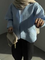 کت جلو هفتی طرحدار کد 120209 - تصویر 11