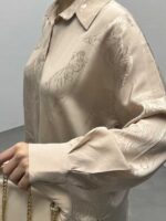 شومیز ساتن ببری کد 220280 - تصویر 5