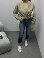 بلوز نیم تنه CASUAL کد 220281 - تصویر 7