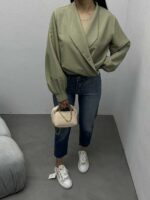 بلوز نیم تنه CASUAL کد 220281 - تصویر 11