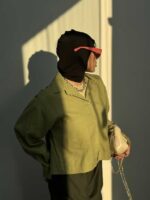 شومیز ساده کوتاه کد 220282 - تصویر 8