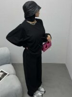 ست بلوز و شلوار اور سوزنی کد 160417 - تصویر 7