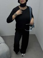 ست نیم تنه و شلوار گت دار کد 160415 - تصویر 8