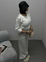ست نیم تنه و شلوار گت دار کد 160415 - تصویر 2