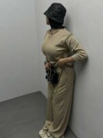 ست نیم تنه و شلوار گت دار کد 160415 - تصویر 5