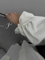 شومیز آستین گره ای کد 220286 - تصویر 11