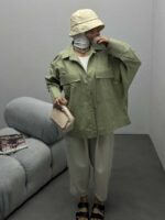شومیز 2 تکه کد 220275 - تصویر 8