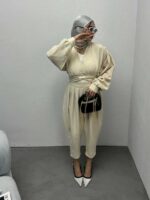ست بلوز و شلوار یقه هفت کد 160428