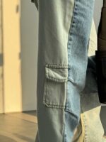 شلوار جین بگ 2 رنگ کد 100996 - تصویر 5