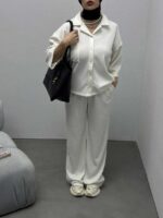 ست بلوز و شلوار آستین کوتاه کد 160429 - تصویر 11