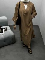 پیراهن یقه 7 کد 240119 - تصویر 4
