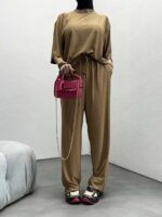 ست بلوز و شلوار آستین کوتاه کد 160444 - تصویر 8
