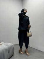 ست شومیز و شلوار پفکی کد 160443 - تصویر 12