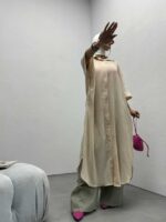 پیراهن بلند کفتان کد 240120 - تصویر 7