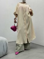 پیراهن بلند کفتان کد 240120 - تصویر 9