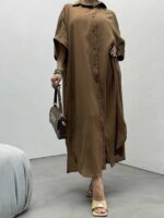 پیراهن بلند کفتان کد 240120 - تصویر 11