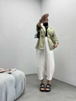 شومیز یقه مراکشی کد 220303 - تصویر 4