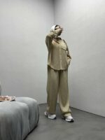 شومیز طرحدار کد 220306 - تصویر 3