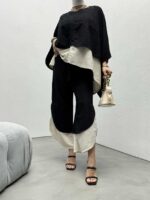 ست بلوز و شلوار کیمانو کد 160447 - تصویر 6