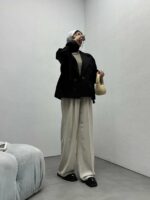 کت آستین گره ای کد 120227 - تصویر 13