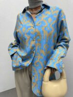 شومیز PATTERN کد 220317 - تصویر 6