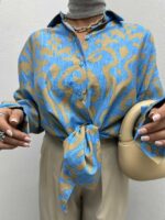 شومیز PATTERN کد 220317 - تصویر 5