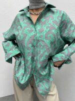 شومیز PATTERN کد 220317 - تصویر 2