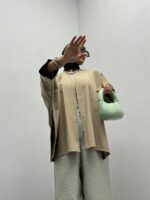 مانتو 2 تیکه کد 120237 - تصویر 7