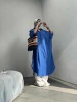 پیراهن بلند کفتان کد 240120 - تصویر 16