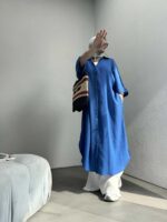 پیراهن بلند کفتان کد 240120 - تصویر 15
