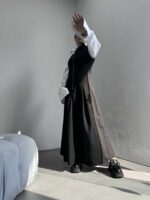پیراهن بلند جلو زیپ کد 240124 - تصویر 11