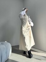 پیراهن بلند جلو زیپ کد 240124 - تصویر 7