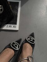کفش پاشنه دار DIESEL نگینی کد 140601 - تصویر 5