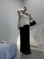 مانتو آستین نواردار کد 120236 - تصویر 2