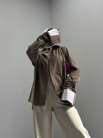 شومیز آستین کش 2 رنگ کد 220319 - تصویر 4