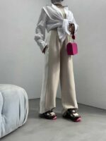شلوار بگ نواردار کد 101125 - تصویر 2