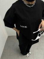 ست تیشرت و شلوار LOVE کد 160487 - تصویر 12