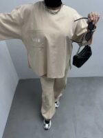 ست تیشرت و شلوار LOVE کد 160487 - تصویر 7