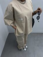 ست تیشرت و شلوار LOVE کد 160487 - تصویر 8