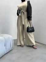 پیراهن بلند بنددار کد 240127 - تصویر 8