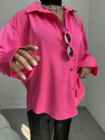 شومیز ساده کد 220321 - تصویر 8