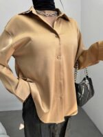شومیز ساده کد 220321 - تصویر 4