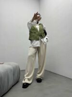 شومیز 2 تیکه سگک دار کد 220292 - تصویر 11