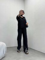 ست شومیز و شلوار سوزنی کد 160484 - تصویر 5