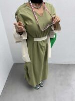 پیراهن سرشانه گت دار کد 240123 - تصویر 10