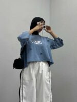 تیشرت نیم تنه ساده کد 180309 - تصویر 5