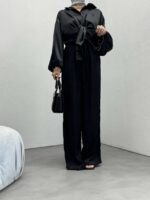 شلوار ساتن طرحدار کد 101166 - تصویر 5