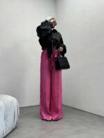 شلوار ساتن طرحدار کد 101166 - تصویر 12
