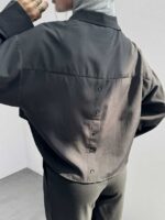 شومیز نیم تنه پشت دکمه کد 220311 - تصویر 9
